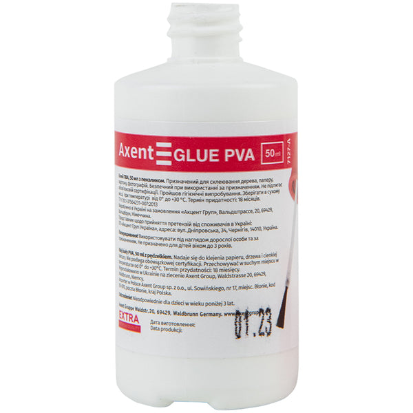 White glue Axent 7127-A, 50 ml "Extra", with brush
