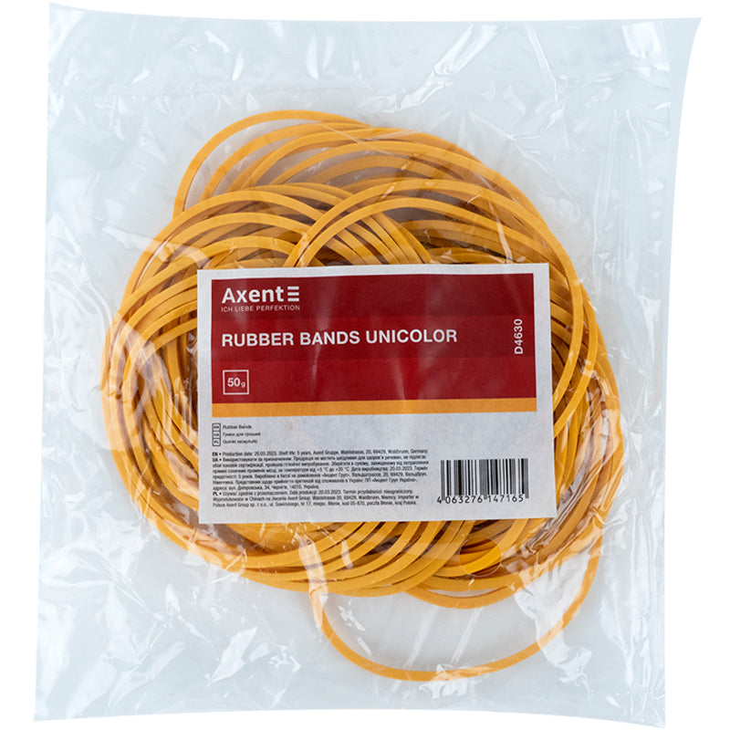 Money rubber bands Axent Delta D4630, 50g, Unicolor