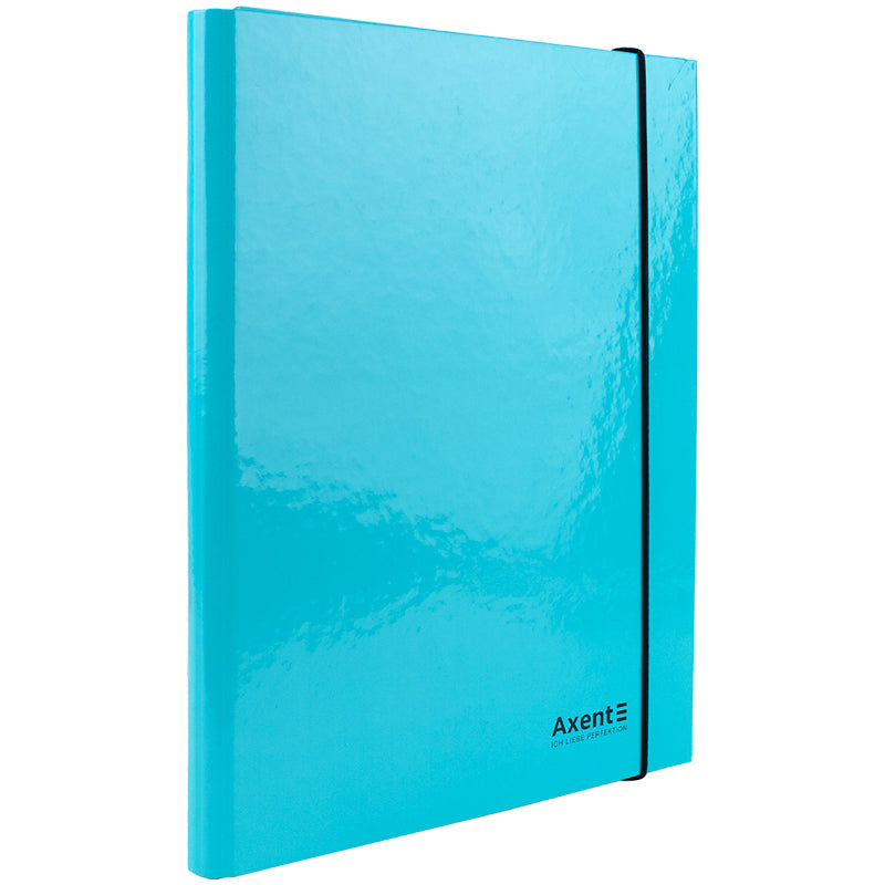 Folder with elastic bands Axent Pastelini 1213-18-A, cardboard A4, mint