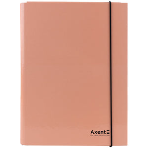 Teczka z gumką Axent Pastelini 1213-42-A, A4, brzoskwiniowa