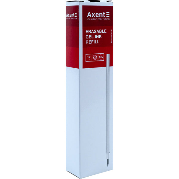 Gel refill "write-erase" Axent  AGR1096-02-A, 0,5 mm, 129 mm, blue