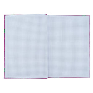 Notes Axent Leopard 8422-555-A, А4, 96 kartek, kratka, różowy