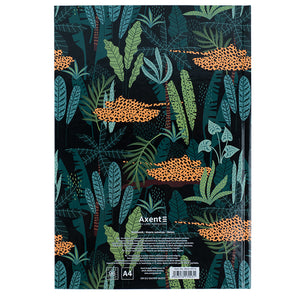 Notes Axent Leopard 8422-557-A, А4, 96 kartek, kratka, zielony