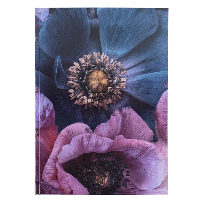 Notes Axent Flora 8423-25-A, А4, 192 kartki, kratka, fioletowy
