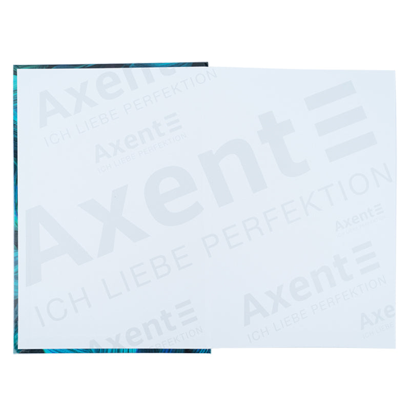 Notes Axent 8423-26-A, А4, 192 kartki, kratka, Flora, zielony