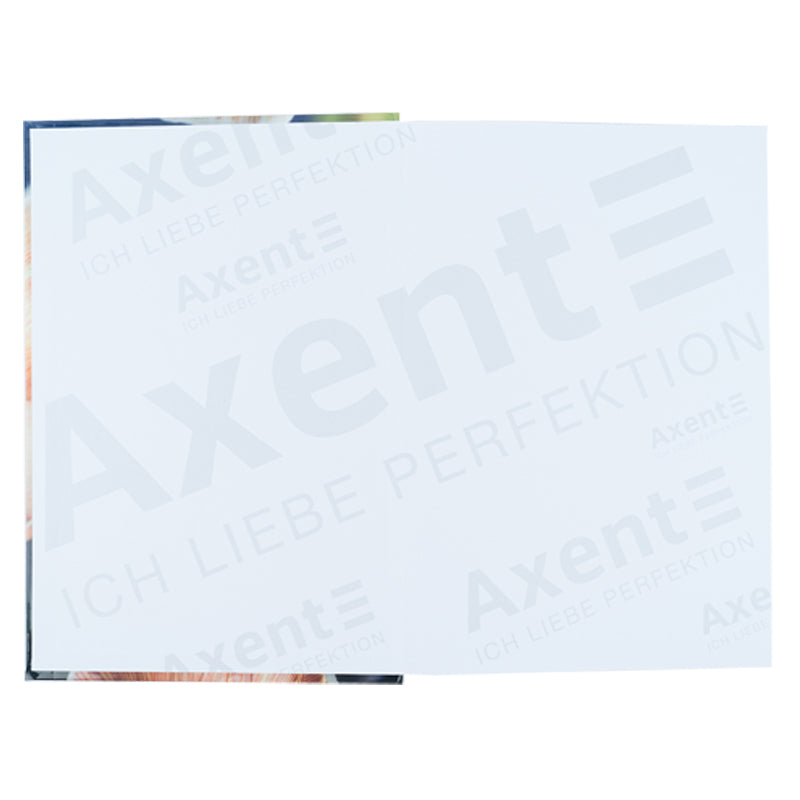 Notes Axent 8423-27-A, А4, 192 kartki, kratka, Flora, żółty