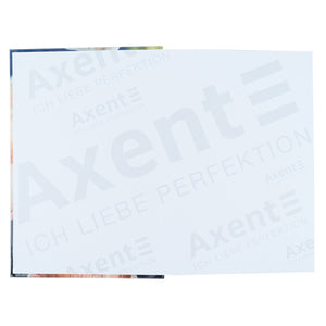 Notes Axent 8423-27-A, А4, 192 kartki, kratka, Flora, żółty