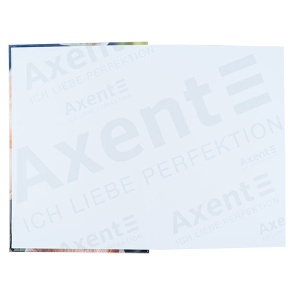 Notes Axent 8423-27-A, А4, 192 kartki, kratka, Flora, żółty