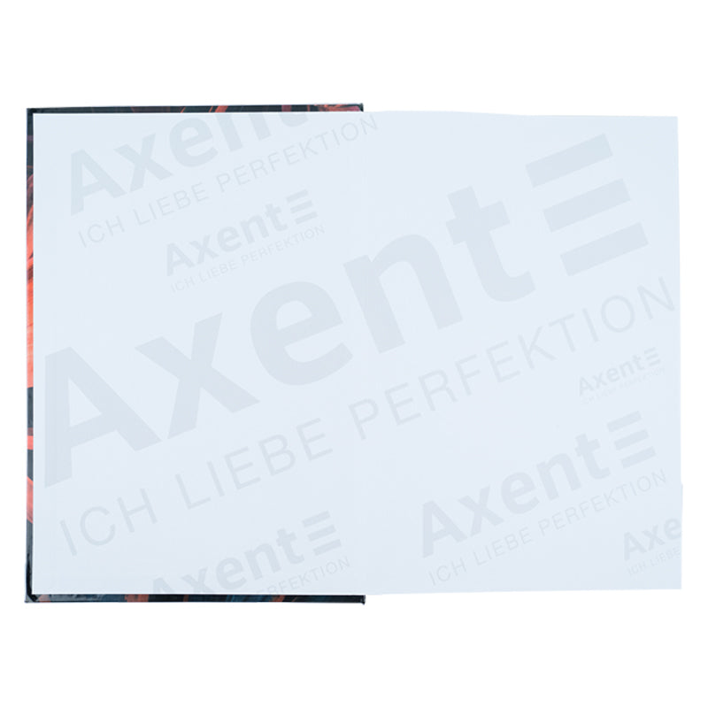 Notes Axent 8423-28-A, А4, 192 kartki, kratka, Flora, pomarańczowy