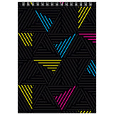 Spiral notebook Axent D8012-04, А5, 48 sheets, squared, neon
