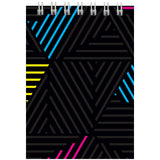 Kołonotatnik Axent D8014-04, А7, 48 kartek, kratka, neon