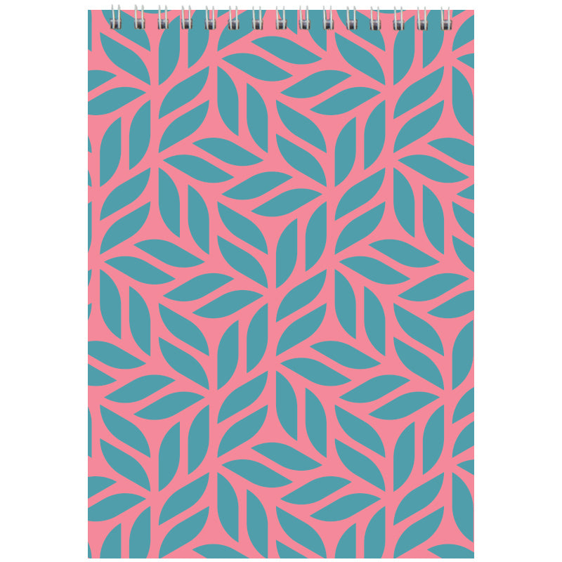 Spiral notebook Axent D8012-05, А5, 48 sheets, squared, pink