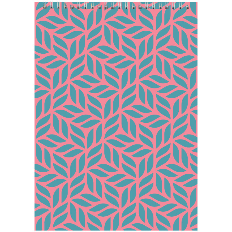Spiral notebook Axent D8013-05, А4, 48 sheets, squared, pink