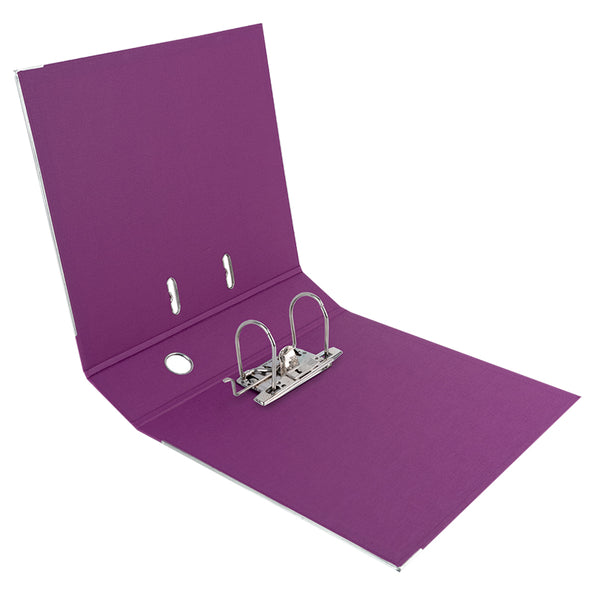 Lever-arch file Axent Delta  D1712-26P, double-sided, A4, 7,5 cm, non-assembled, lilac