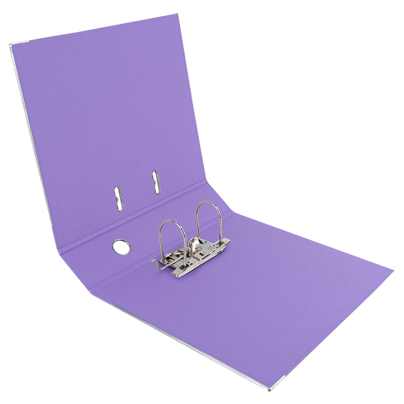 Lever-arch file Axent Delta  D1712-36P, double-sided, A4, 7,5 cm, non-assembled, Pastelini, lilac