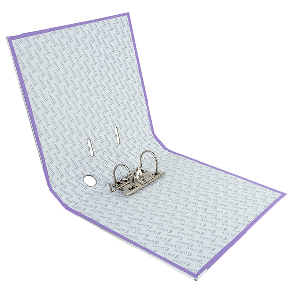 Lever-arch file Axent Delta  D1713-36P, one-sided, A4, 5 cm, non-assembled, Pastelini, lilac