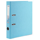 Lever-arch file Axent Delta  D1713-22P, one-sided, A4, 5 cm, non-assembled, Pastelini, turquoise