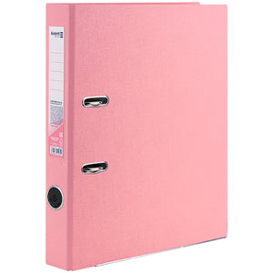 Lever-arch file Axent Delta  D1713-10P, one-sided, A4, 5 cm, non-assembled, Pastelini, pink