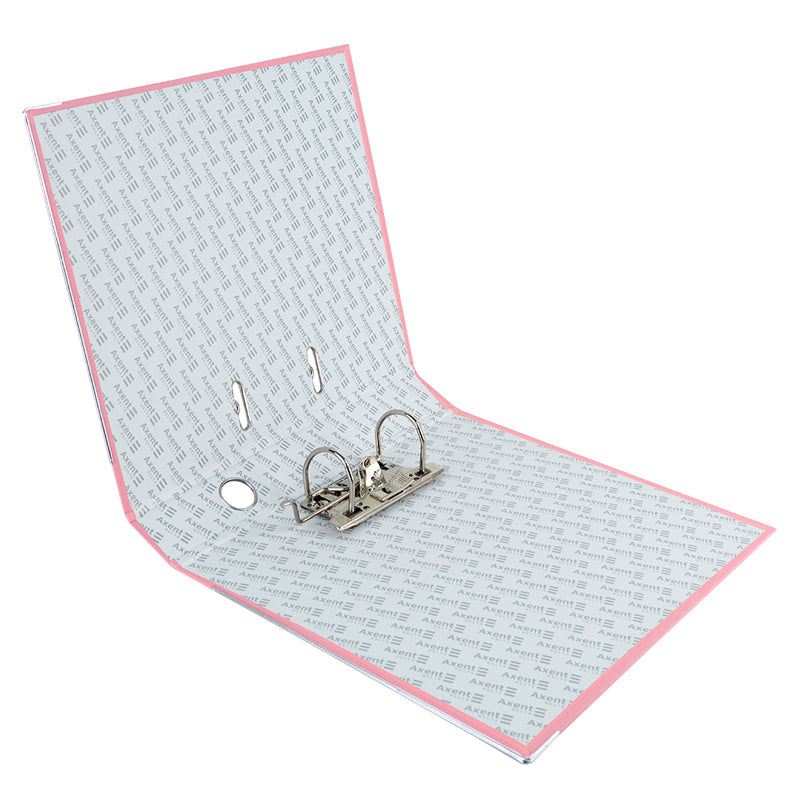 Lever-arch file Axent Delta  D1713-10P, one-sided, A4, 5 cm, non-assembled, Pastelini, pink