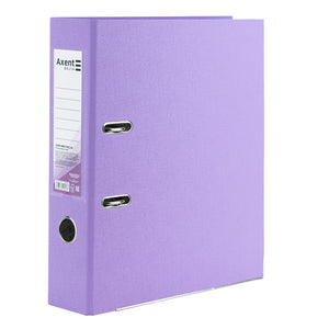 Lever-arch file Axent Delta  D1714-36P, one-sided, A4, 7,5 cm, non-assembled, Pastelini, lilac
