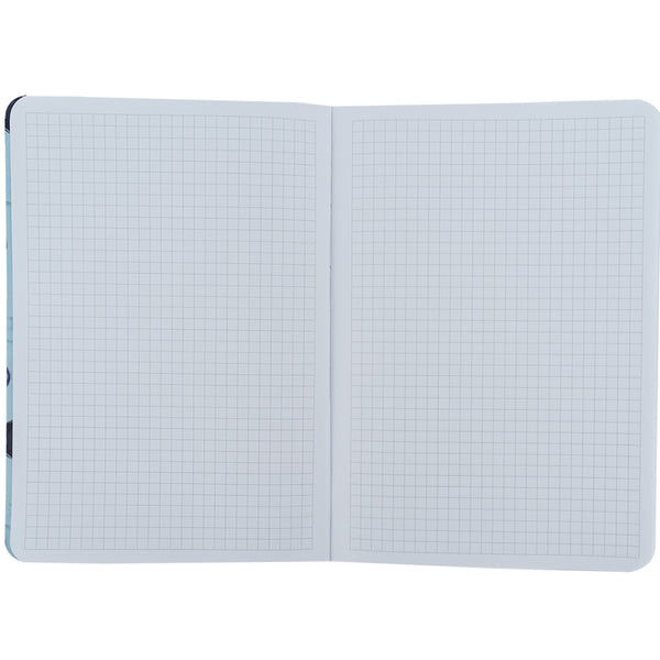 Notes Axent Fish 8700-4-A, А5, 80 kartek, kratka, niebieski czerwony