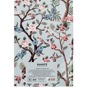 Notes Axent Birds&Flowers-3 8422-570-A, А4, 96 kartek, kratka