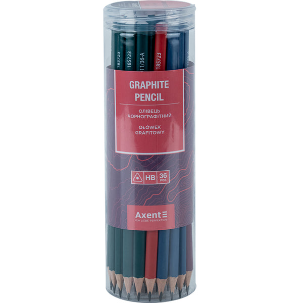 Graphite pencil Axent Earth Colors 9011-A, HB, 2.2 mm