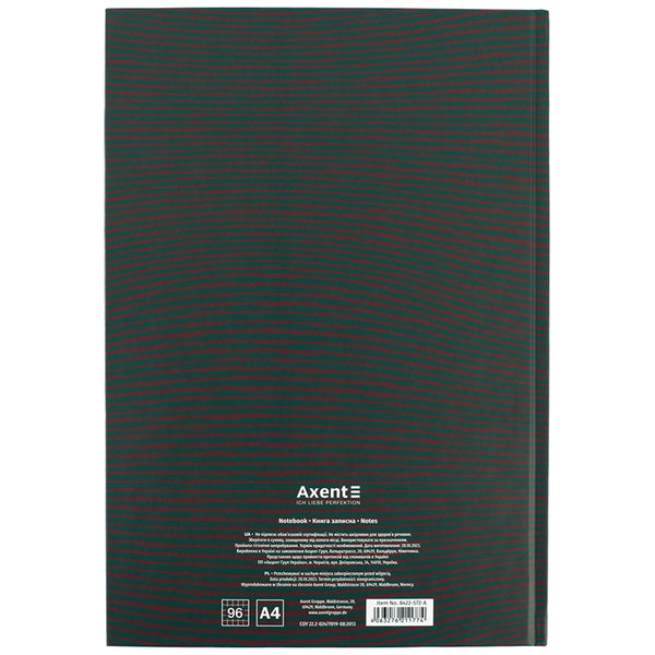 Notes Axent Earth Colors 8422-572-A, А4, 96 kartek, kratka, Motivated