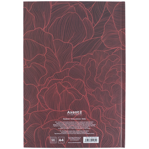 Notes Axent Earth Colors 8422-579-A, А4, 96 kartek, kratka, Graceful