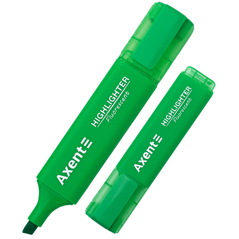 Marker Axent Highlighter 2537-04-A, 1-5 mm, green