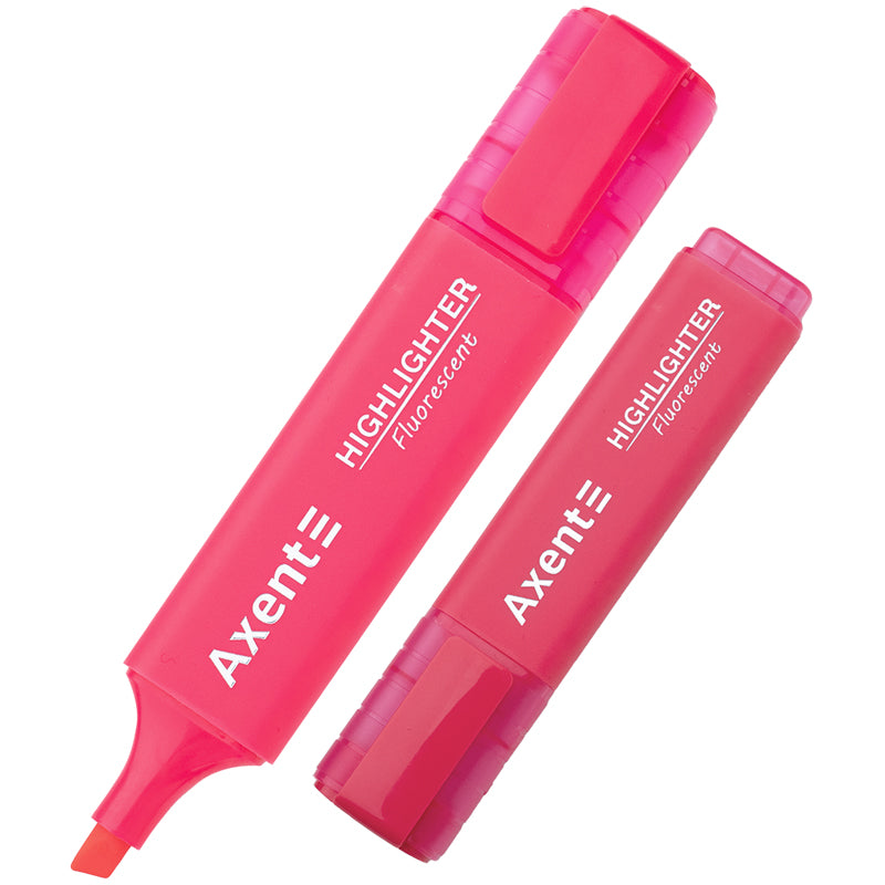Marker Axent Highlighter 2537-10-A, 1-5 mm, pink