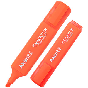 Marker Axent Highlighter 2537-12-A, 1-5 mm, orange