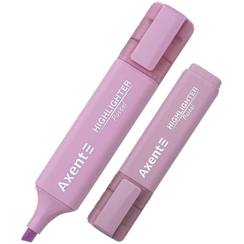 Marker Axent Highlighter 2537-36-A, 1-5 mm, pastel lavender