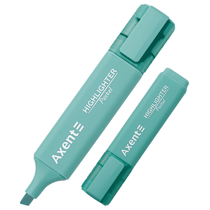 Marker Axent Highlighter 2537-09-A, 1-5 mm, pastel turquoise