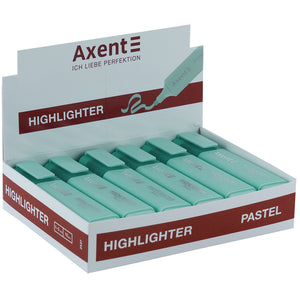 Marker Axent Highlighter 2537-09-A, 1-5 mm, pastel turquoise