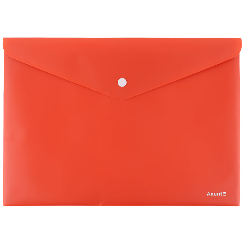 Folder with button Axent Earth colors 1412-04-A, А4, coral
