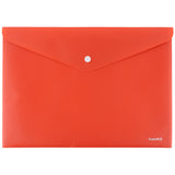 Folder with button Axent Earth colors 1412-04-A, А4, coral