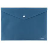 Folder with button Axent Earth colors 1412-05-A, А4, blue