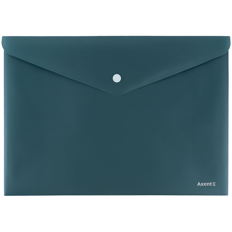 Folder with button Axent Earth colors 1412-06-A, А4, green