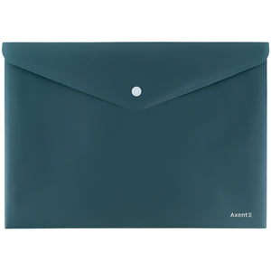 Folder with button Axent Earth colors 1412-06-A, А4, green