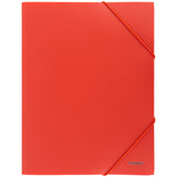 Folder with elastic bands Axent Earth colors 1504-11-A, А4, coral