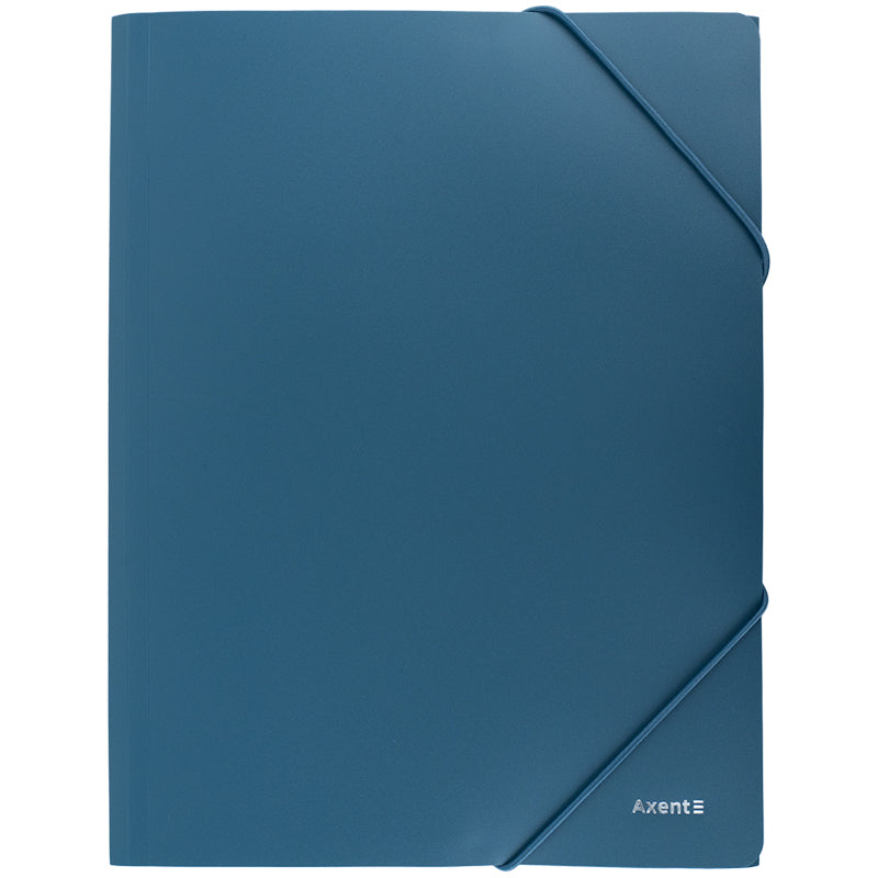 Folder with elastic bands Axent Earth colors 1504-12-A, А4, blue