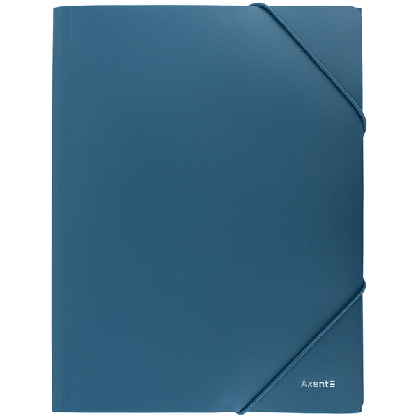 Folder with elastic bands Axent Earth colors 1504-12-A, А4, blue