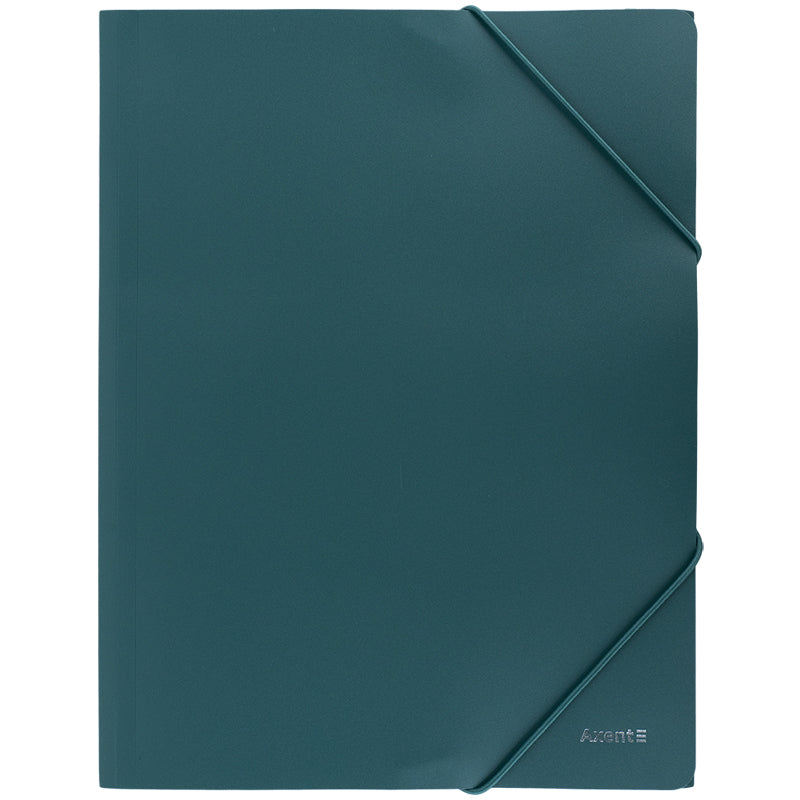 Folder with elastic bands Axent Earth colors 1504-13-A, А4, green