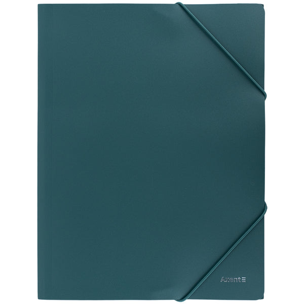 Folder with elastic bands Axent Earth colors 1504-13-A, А4, green