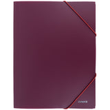 Folder with elastic bands Axent Earth colors 1504-14-A, А4, bordo