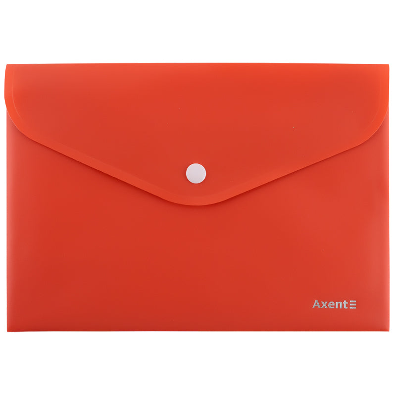 Folder with button Axent Earth colors 1522-28-A, А5, coral