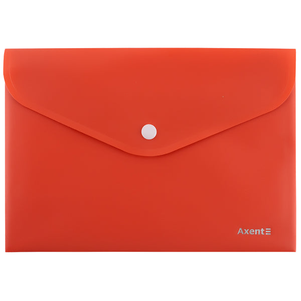 Folder with button Axent Earth colors 1522-28-A, А5, coral