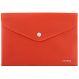 Folder with button Axent Earth colors 1522-28-A, А5, coral
