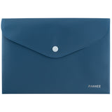 Folder with button Axent Earth colors 1522-29-A, А5, blue
